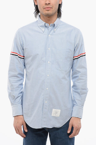 Button-down Hopsack Cotton Shirt