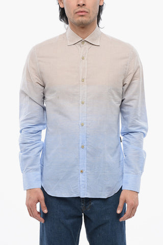 ID Camicia in Misto Lino con Design Degradè