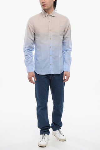 ID Camicia in Misto Lino con Design Degradè