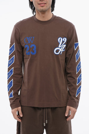 Long-Sleeve T-Shirt RAIN DRUM Printed