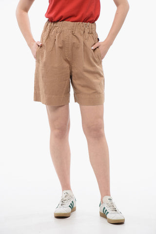 Shorts aus Leinenmischung mit Gummibund