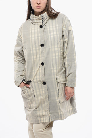 Tartan Coat PEONY with Detachable Hood