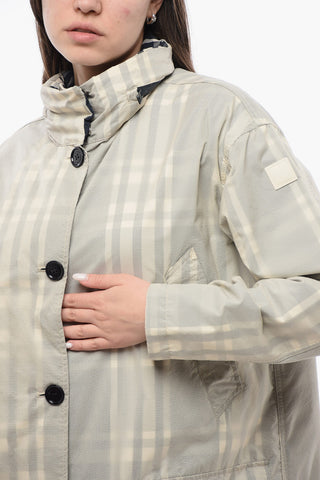 Tartan Coat PEONY with Detachable Hood