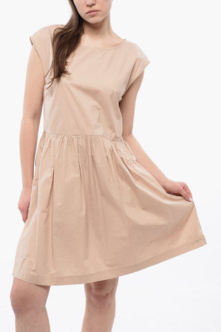 Vestito Senza Maniche In Cotone Popeline
