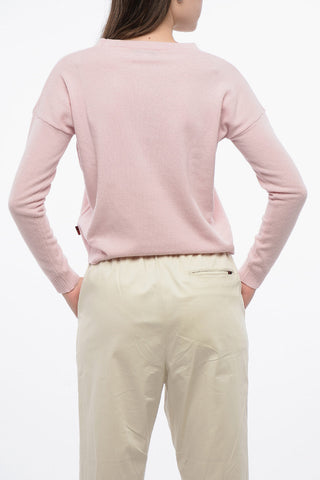 Crew Neck Cashmere Blend Sweater