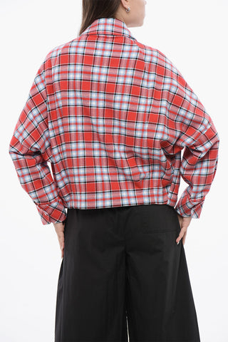 Overshirt TIMBER A Quadri Con Chiusura Zip