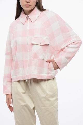 ARCHIVE Buffalo Check Overshirt TIMBER SUMMER with Front Zip
