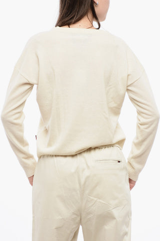 Crew Neck Cashmere Blend Sweater