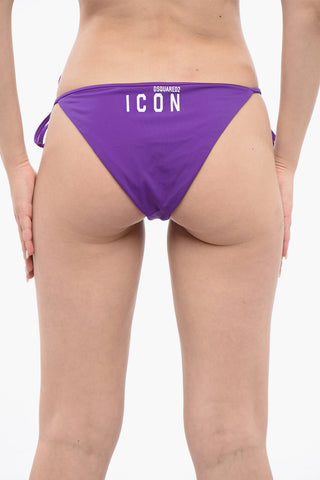 ICON Solid Color Tie-Side Bikini Bottoms