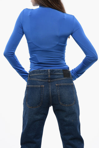 Top Slim Fit Leggero a Colllo Alto