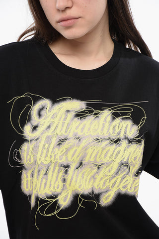 RED TAG Cotton T-Shirt UNISEX T-BUXT-N3 with Maxi Front Print