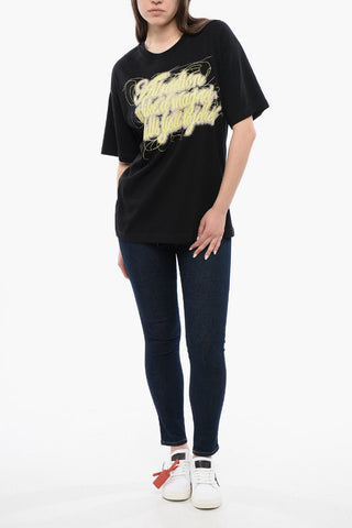 RED TAG Cotton T-Shirt UNISEX T-BUXT-N3 with Maxi Front Print
