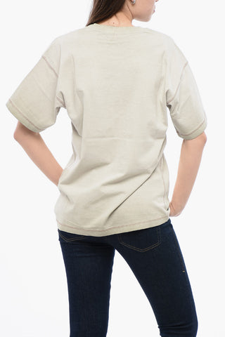 RED TAG UNISEX T-Shirt Girocollo T-BUXT-N4 in Tinta Unita con Logo Stampato 