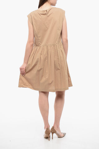 Popeline Cotton Sleeveless Dress