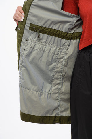 Solid Windbreaker CHANNEL with Hood