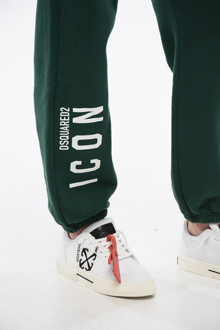 Joggers In Cotone con Coulisse in Vita