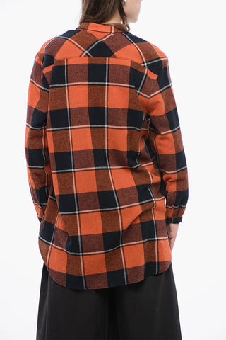 Wool Check Blouse GAUZE