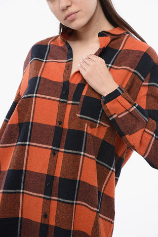 Wool Check Blouse GAUZE