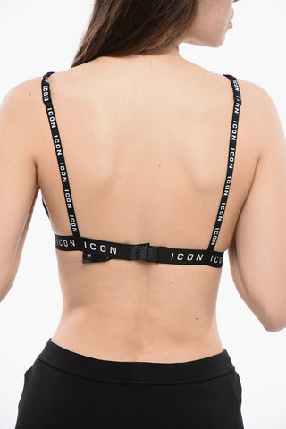 ICON Lace Triangle Bra with Logoed Elastic Band