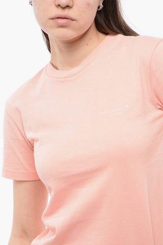 Einfarbiges T-Shirt Mit Rundhalsausschnitt Aus Baumwolle