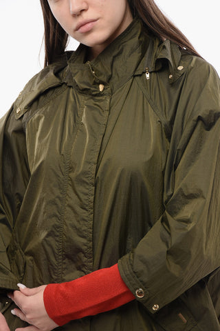 Hooded CRINKLE Windbreaker Jacket
