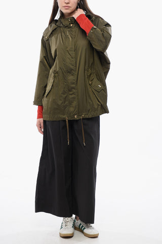 Hooded CRINKLE Windbreaker Jacket