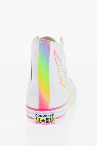 LGTBQIA+ ALL STAR CHUCK TAYLOR Canvas CTAS High Top Sneakers with Multicolor Details