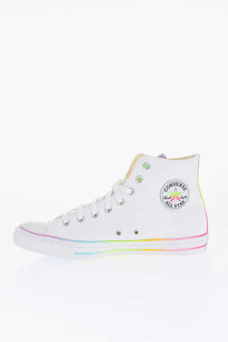 LGTBQIA+ ALL STAR CHUCK TAYLOR Canvas CTAS High Top Sneakers with Multicolor Details