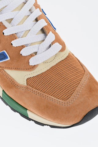 Sneakers Basse In Suede E Tessuto con Monogram a Contrasto