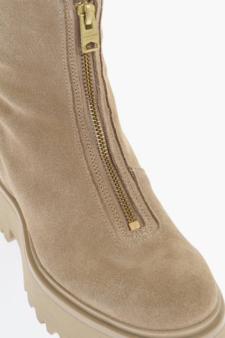 Stivaletti OPHELIA in Pelle con Zip Frontale