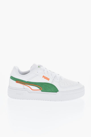 Leather CA PRO PLAY Low-Top Sneakers with Contrast Details