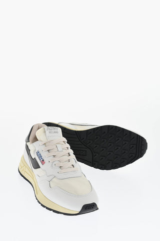 Leather and Fabric REELWIND Low Top Sneakers
