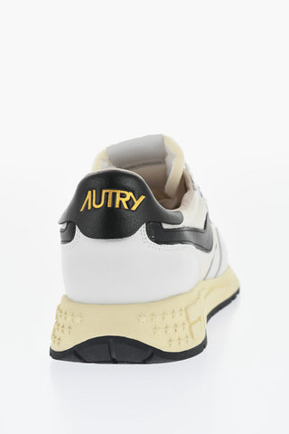Leather and Fabric REELWIND Low Top Sneakers