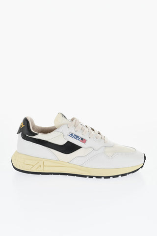 Leather and Fabric REELWIND Low Top Sneakers