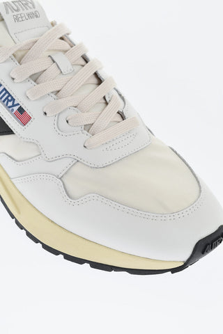Leather and Fabric REELWIND Low Top Sneakers