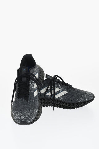 Lightweight Fabric 4DFWD x STRUNG Running Sneakers with Continental Rubber Sole