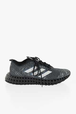 Lightweight Fabric 4DFWD x STRUNG Running Sneakers with Continental Rubber Sole