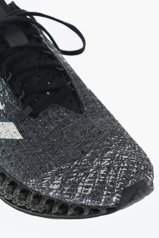 Lightweight Fabric 4DFWD x STRUNG Running Sneakers with Continental Rubber Sole