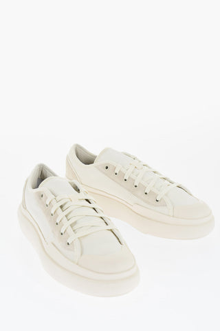 ADIDAS Solid Color Leather AJATU Low-Top Sneakers