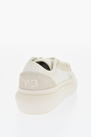 ADIDAS Solid Color Leather AJATU Low-Top Sneakers