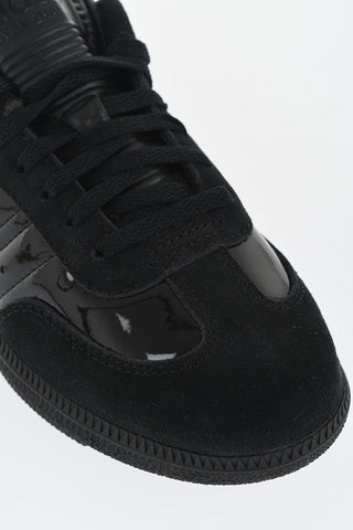 Solid Color Patent Leather DYZ SAMBA Low-Top Sneakers