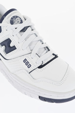 Two-Tone Leather 550 Low Top Sneakers