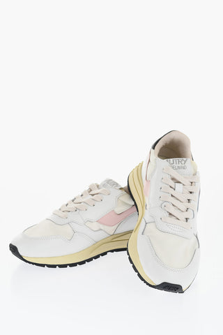 Leather and Fabric REELWIND Low Top Sneakers