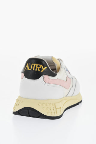 Leather and Fabric REELWIND Low Top Sneakers