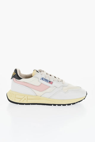 Leather and Fabric REELWIND Low Top Sneakers