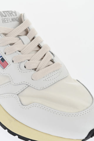 Leather and Fabric REELWIND Low Top Sneakers