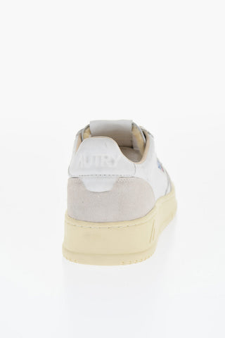 Leather MEDALIST Low Top Sneakers with Suede Trims