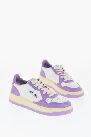 Two Tone Leather MEDALIST Low Top Sneakers