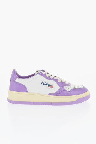 Two Tone Leather MEDALIST Low Top Sneakers