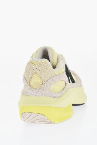 Two-Tone Low-Top Sneakers with Contrast Monogram